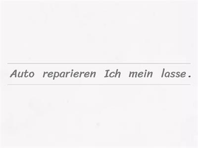 Das Verb „lassen" (Drei Funktionen) - LK 21 - MMTE A2