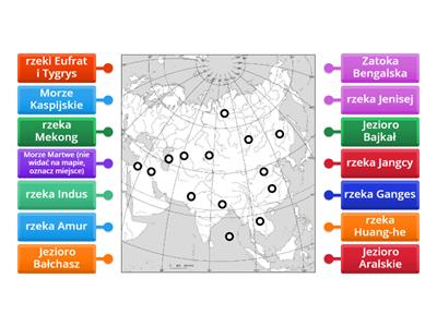 Azja rzeki i jeziora