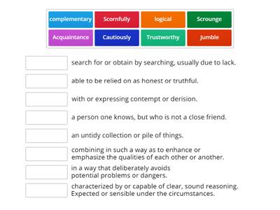 At the library Vocabulary