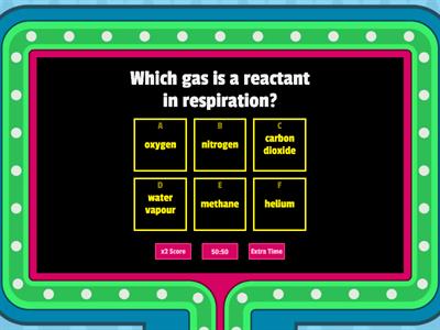 Gas Exchange Quiz
