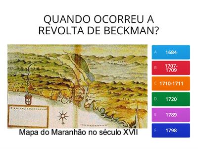 REBELIÕES NA AMÉRICA PORTUGUESA 