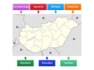 Magyarország szomszédos országai - 4. osztály