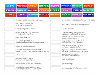 VOCABULARIO - BIMESTRAL