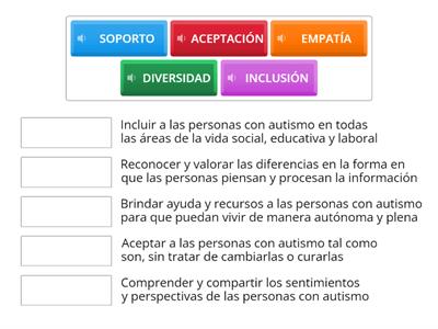 ¡Apoyo en ves de discriminación!