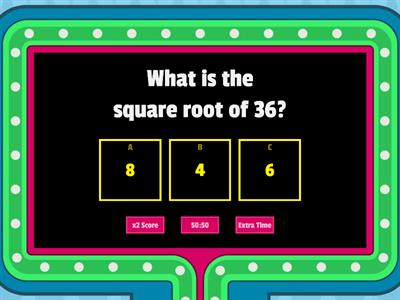 Square Roots and Squares