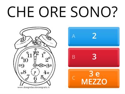 OROLOGIO CHE ORE SONO ?