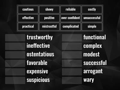 Impressions - Adjectives