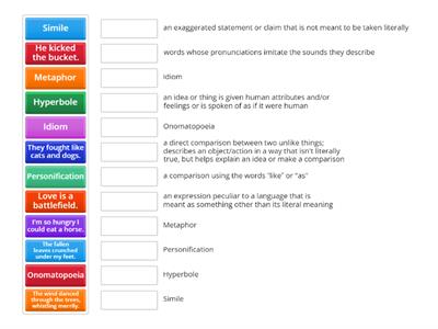 Figurative Language Match-Up 