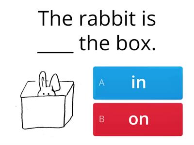 Prepositions; "in" and "on"