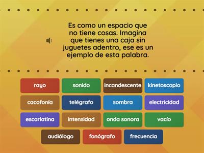 Palabras de la Semana 11 (Q2W11) - Encuentra la Pareja