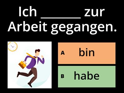 PERFEKT - Sein oder haben? Deutsch A1 - German A1