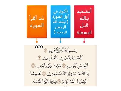 فقه أولى ابتدائي الأسبوع الثالث