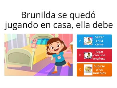 Brunilda juega en casa (Prevención de riesgos)