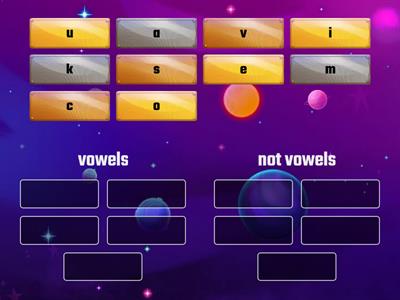 vowels or not vowels