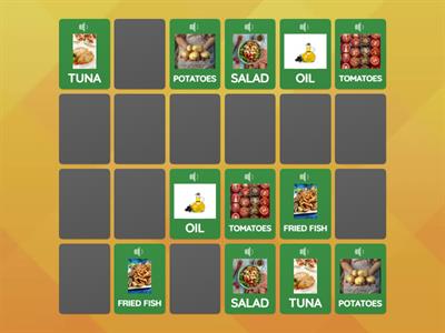 Memory game "Flavours of Andalusia"