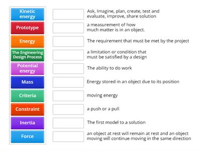 Engineering vocabulary