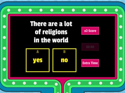 Religions Key Terms