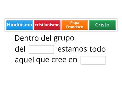 Tarea de religión