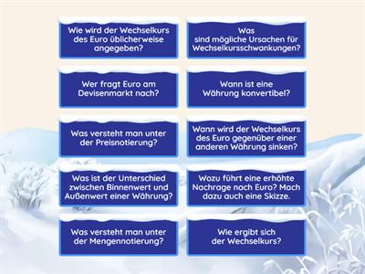 Überprüfe dein Wissen zum Thema 'Wechselkurs'.