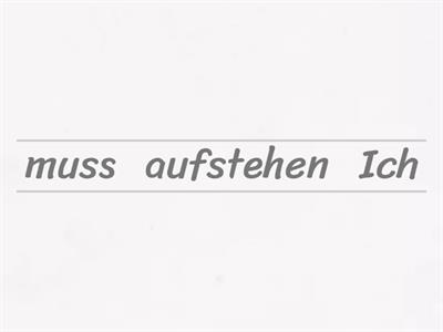 Ein ganz normaler Tag - Syntaxe- Station Deutsch kap4