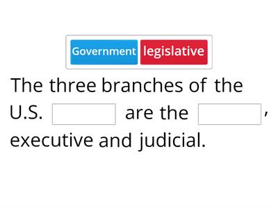 The 3 Branches of Government