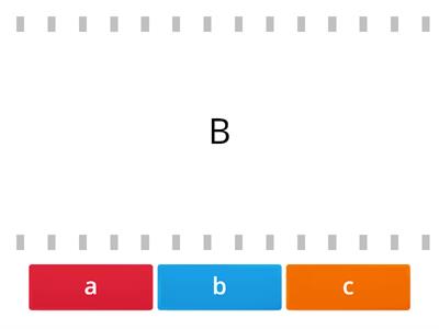 Pre K or SPED Alphabet match