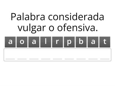 Español B1: vocabulario variado