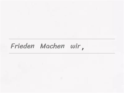 Y7 DAF - Machen wir Frieden von Georg Bydlinski