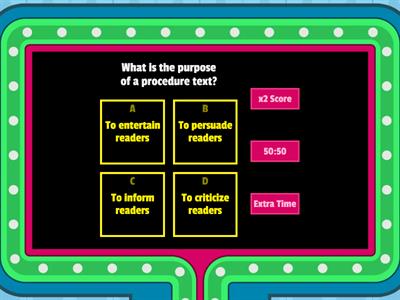 Diagnostic cognitive assessment- Text procedure recipe