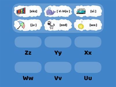 Uu-Zz letters and transcription