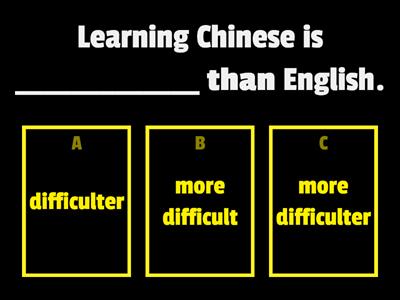 Comparatives