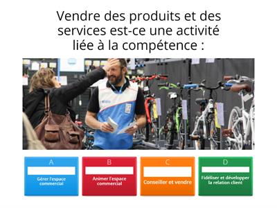 Quizz les métiers du commerce 