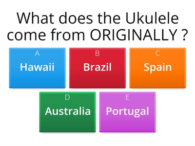 Ukulele Quiz - May '23