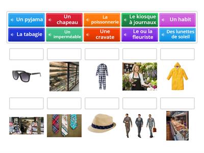 Vocabulaire : Les vêtements et les magasins (PARTIE 2)