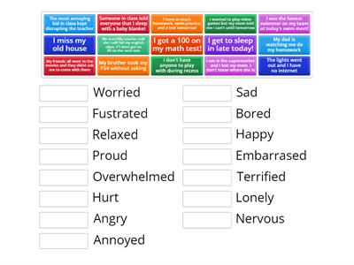 Events-Thoughts-Behaviors-Emotions