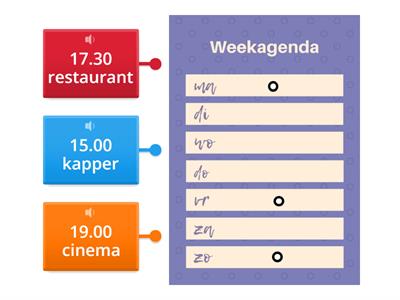 Weekagenda (luisteren) (Aagje)