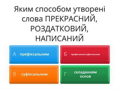  Перехід прикметників в іменники. Творення прикметників