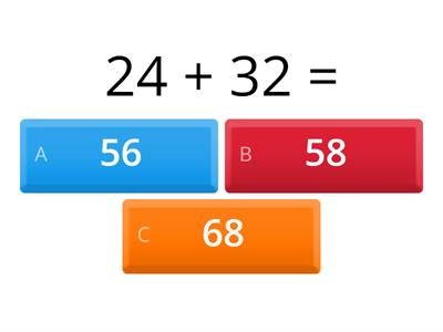 2-digit addition & subtraction (Year 2)