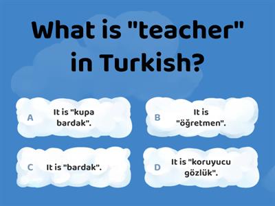 4.6. Fun With Science - What is it in Turkish?