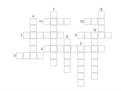 Geographical features crossword
