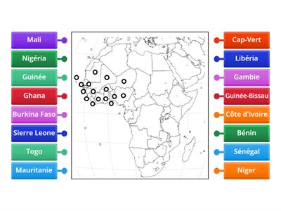 Pays d'Afrique de l'Ouest