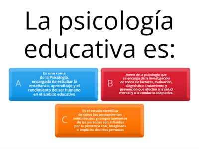 Psicología educativa 