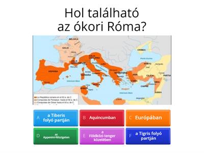 Ókori Róma - összefoglalás a munkafüzet alapján