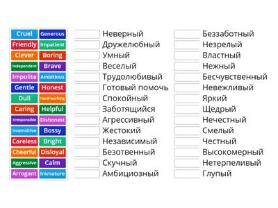 Personal qualities 