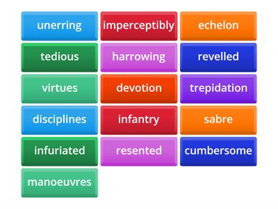 War Horse Chapter 5 Vocabulary