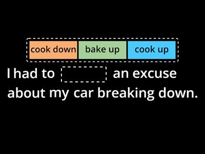 Cooking idioms