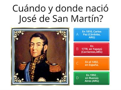 José Francisco de San Martín y Matorras.