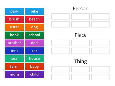 Noun Sort