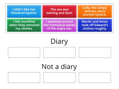 A Diary or not A Diary