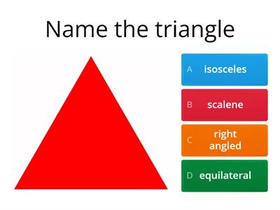 Types of triangle: KS2